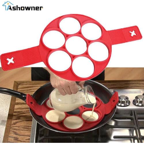 Pancake Maker Nonstick Cooking Tool Egg Ring Maker Pancake Cheese Egg Cooker Pan Flip Eggs Mold Kitchen Baking Accessories