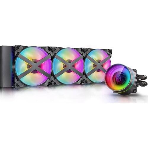 Deepcool CASTLE 360EX RGB 36cm Computer CPU water-cooled radiator quiet fan Multi-platform For Intel 2011 2066 1200 115X AMD AM4