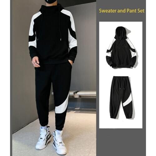 Hot Selling Casual Men Clothing Sport Hoodies Hoodie Mens Sweatshirt Set Stranger Things Autumn Patchwork Man Suit