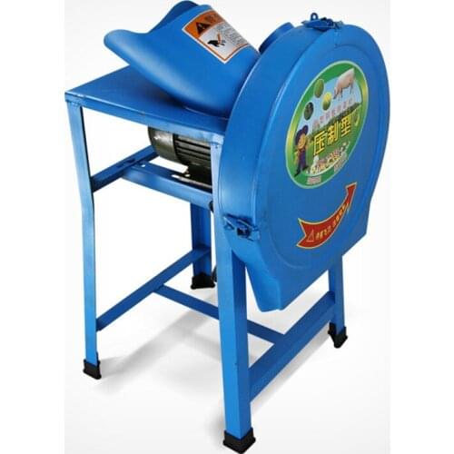 Household small electric 220 V lawnmower raises multi-functional straw chopper