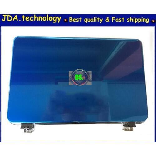 New Blue Back cover &front bezel&hinge set FOR Dell 13R N3010 LCD Back Cover A & B Housing Cover Case +Hinges