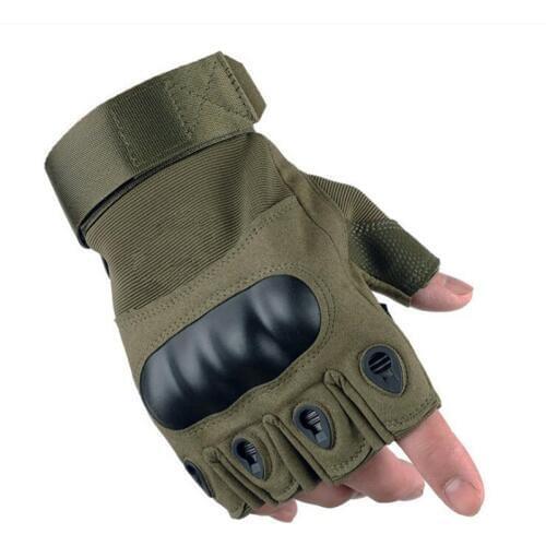 Fishing Half Finger Gloves Sports Tactical Gloves Non-slip Outdoor Army Fan Climbing Half-finger Gloves Sunscreen Fitness Gloves
