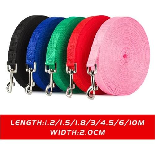 1.2m-10m Longer Pet Leashes Rope Outdoor Training Running Dog Leash Belt PP Dogs Lead For Chihuahua Small And Large Dog Product