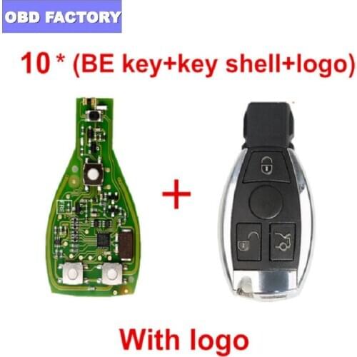 2020 MB BE Key Pro For Benz V1.5 PCB Remote Key Chip Improved Version Smart Key Shell With Logo Can MB BGA token