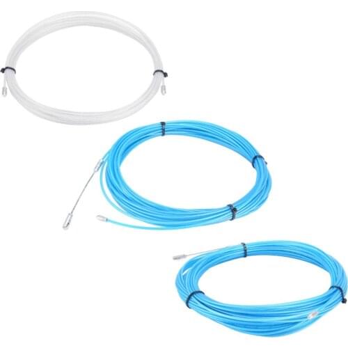 1pcs 10M Fish Tape Cable Rodder Puller for Electrician Conduit Ducting Wires & Cables Silver