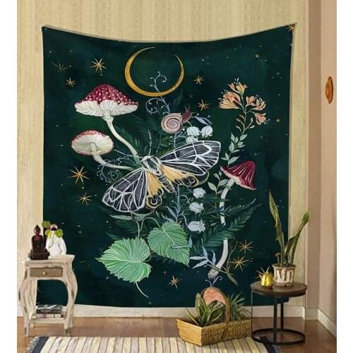 Nordic Psychedelic Hanging Fabric Background Wall Covering Home Decoration Wall Blanket Tapestry Bedroom Wall Hanging 200x150cm