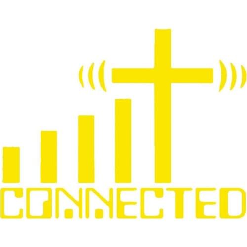 50% Hot Sale Connected Cross WiFi Christian Car Vehicle Reflective Decals Sticker Exterior Decoration Accessories