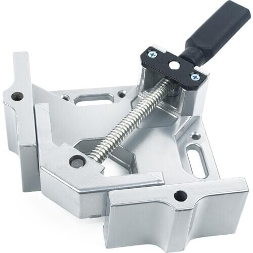 90 Degree Corner Clamp Woodworking Frame Clip Tools Quick Release Right Angle Single Handle Adjustable Carpenter Clamp