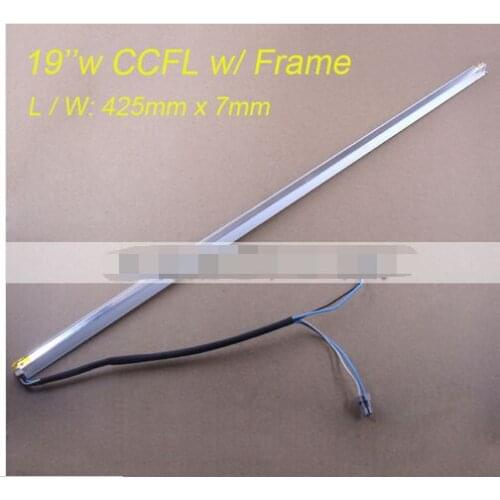 Universal 19inch wide CCFL Lamps for LCD Monitor Screen Panel w/ Frame Backlight Assembly Double lamps 425mm*7mm Free Shipping