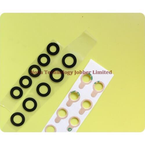 Wyieno 2Pcs/Lot Note6 Real Camera Glass Lens For Meizu M6 Note Back Rear Camera Lens Big + Small With Glue Tracking