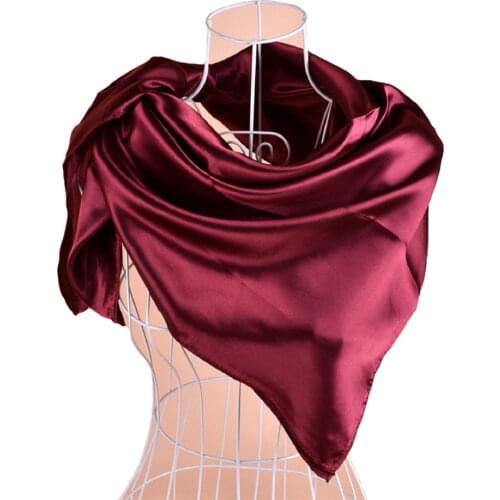 JIAYAN Womens Scarf Silk 2020 Brand New Soft Lightweight Bandana Headscarf Elegant Chiffon Accessories Solid Headband Fashion