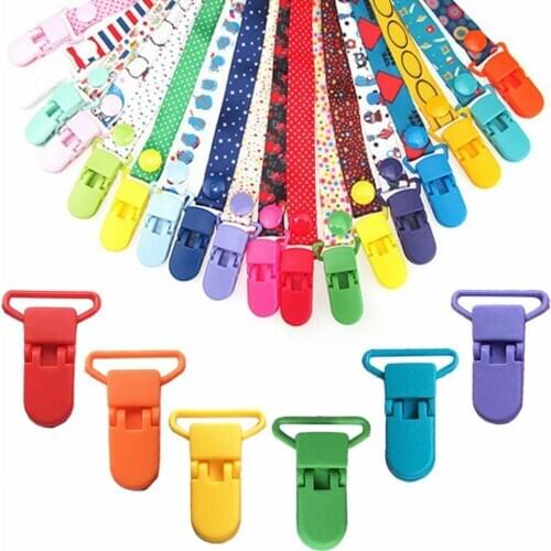10 Pieces Pacifier Holder Badge Craft Dummy Clips Multiple Use