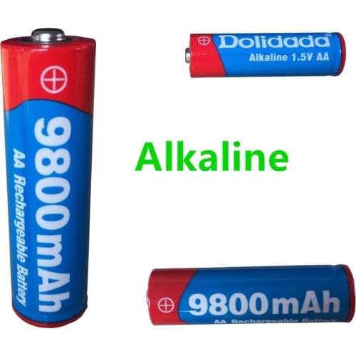 48 PCS AA 9800mAh Rechargeable Battery 1.5V New Alkaline Rechargeable Batery ForElectronic Products Free Shipping