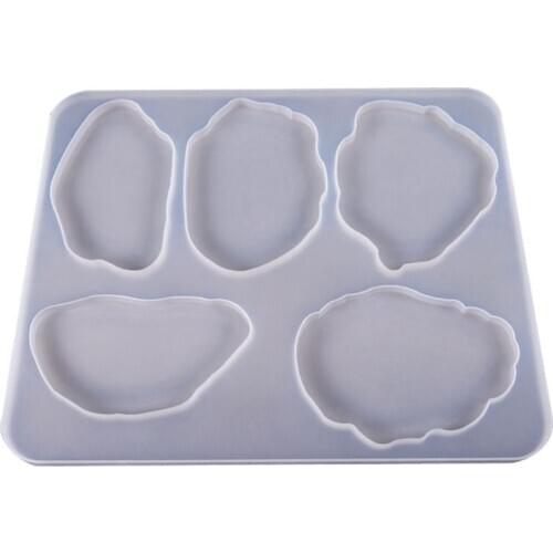Large Table Decoration Mold Coaster Set Multi-standard Cup Mat Silicone Molds DIY Crystal Epoxy UV Glue Mold