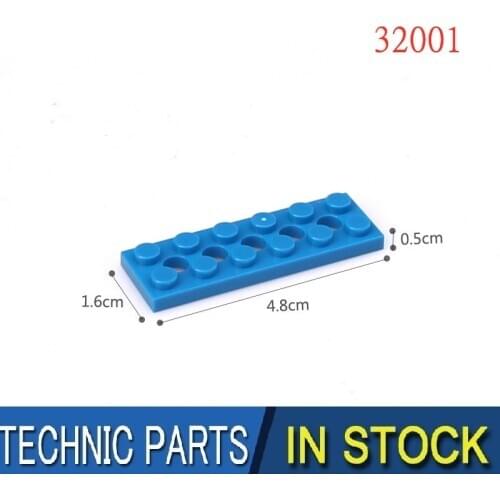 BuildMOC Compatible Assembles Particles 32001 2x6 For Building Blocks Parts DIY LOGO Educational Cre