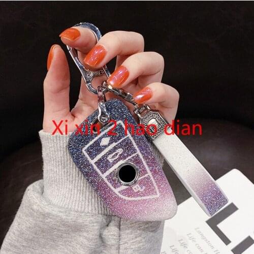 For BMW 7 Series 5 Series 525 X3 X4 X5 X6 X7 3 Series 325 530Li Key Case Remote Control Protective Shell Buckle Flash Diamond
