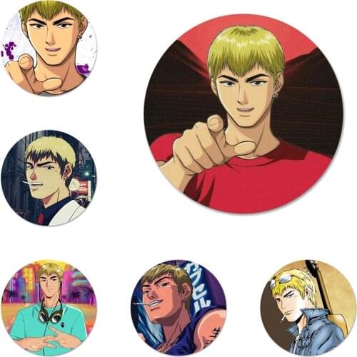 GTO Spicy Teacher Badge Brooch Pin Accessories For Clothes Backpack Decoration gift 58mm