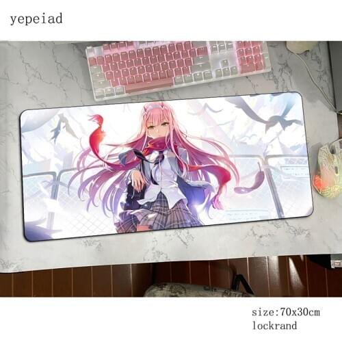 Zero Two padmouse 800x300x3mm gaming mousepad New arrival large mouse pad gamer computer desk mat notbook thick mousemat pc