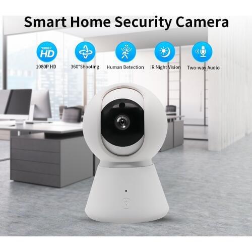 Home Security IP Camera 1080P Wireless IP Surveillance Monitor with Motion Detection Two-way Audio Kids and Pets Monitor Camera