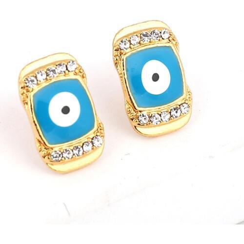 Islam muslim turkish evil eye Earrings accept drop shipping