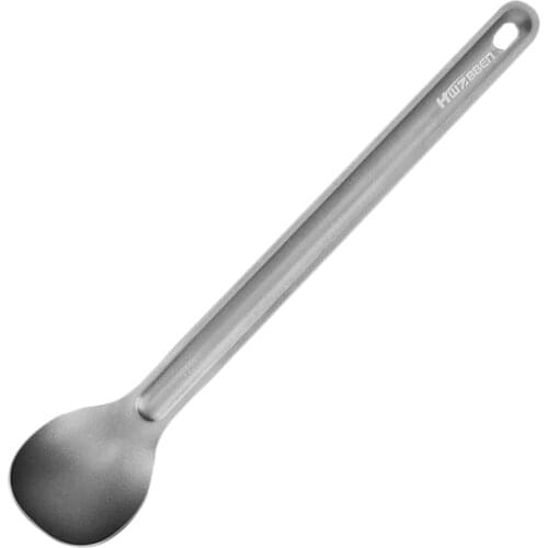 Titanium Long Handle Spoon Titanium Spork Cutlery Camping Spoon Outdoor Spork for Outdoor Camping Backpacking Picnic
