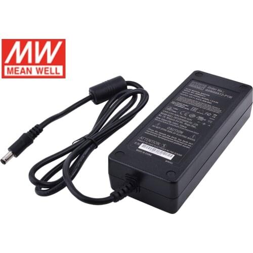 MEAN WELL GSM90A12-P1M 80W 6.67A 12V Medical Adapter Level VI 110V/220VAC to 12V DC Meanwell Adaptor Power Supply 2.5*5.5DC Plug