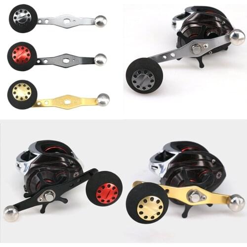Metal Fishing Reel Handle W/EVA Knob Replacement Parts For Fishing