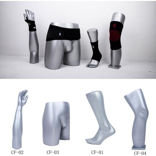 Model Men and Women Elbow Protectors Knee Protectors Feet Sports Gloves Manikin Platform Body Shape
