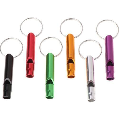 Pet Training Wristle Dogs Puppy Sound Portable Flute Aluminum Alloy Random Color