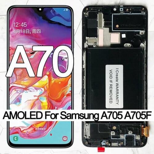6.7Inch OLED Display for Samsung Galaxy A70 A705 A705F Display Touch Screen Digitizer Assembly LCD Screen Replacement with Tool