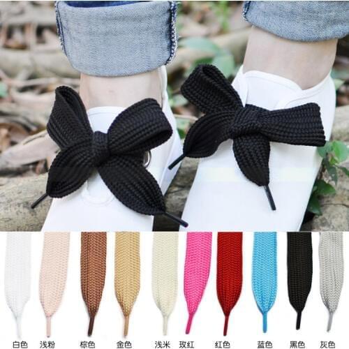 Wholesale 10 Pairs Black&White 3CM Width Flat Shoelaces Shoes Strings 60cm/23.5