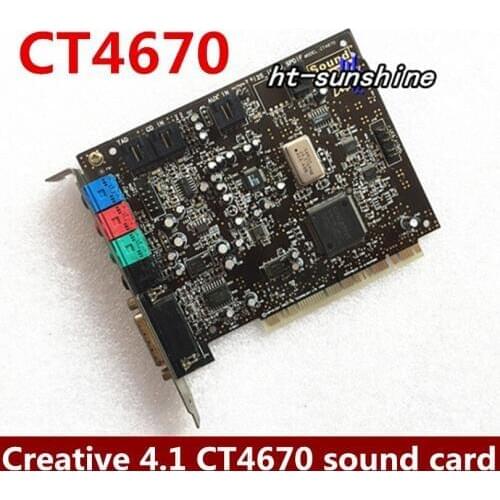 Original disassemble for Creative SOUND BLASTER LIVE CT4670 4.1 sound card working good