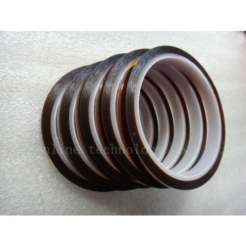 Durable 50Pcs/lot 10mm*100ft High Temperatur BGA Resistanting Tape Car Home Electric Appliance Anti-heat Polyimide Tape