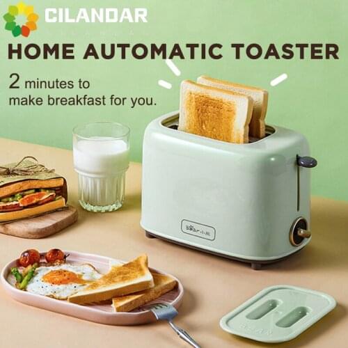 2021 New Automatic Electric Bread Toaster machine baking kitchen appliances 2 Slices Household breakfast sandwich fast maker
