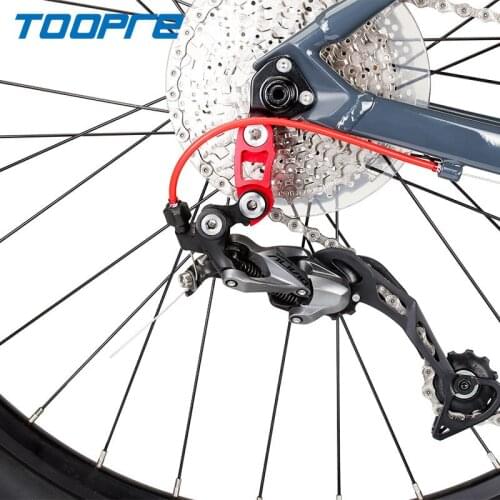 TOOPRE Bicycle Tail Hook Extender Aluminium Alloy Iamok Light Black/Red 18g Extension Converter for 34-52T Freewheel Bike Parts