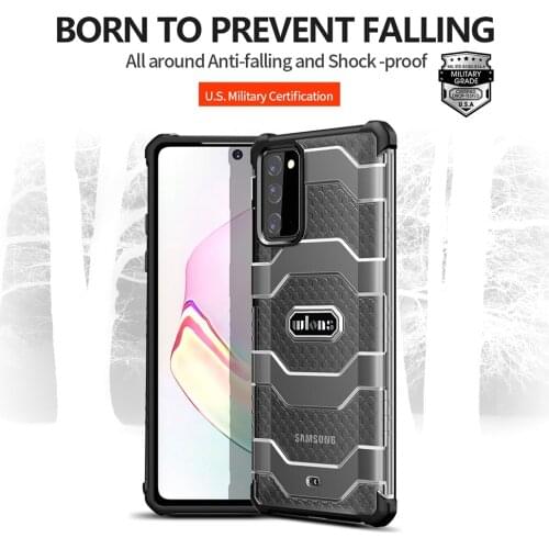 Outdoor Case For Samsung Galaxy Note 20 Ultra Mobile Phone Back Cover Heavy Duty Protection Shell Drop Proof Anti Dust TPU PC