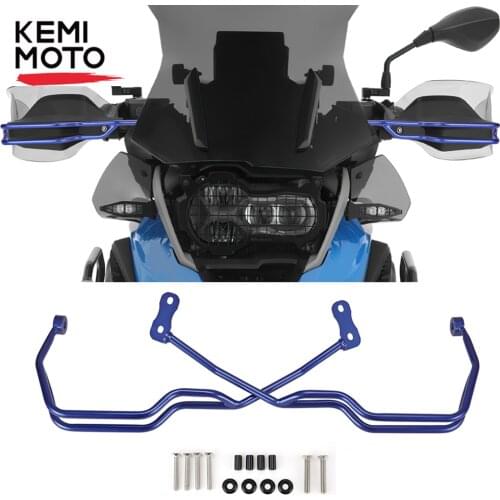 Blue & Black Motorbike Hand Guard Protector For BMW R1200GS R1250GS R 1250 GS 1250 R 1250GS LC adv Adventure Hand Crash Bar