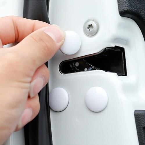 12PCS/Lot Car Door Lock Screw Protector Cover for dacia lodgy chevrolet corsa rapid nissan primera hyundai accent forester