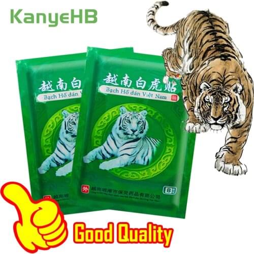 16pcs/2bags Knee Joint Pain Relieving Patch Thailand Tiger Balm Plaster Muscle Joint Arthritis Treatment Herbal Stickers A090