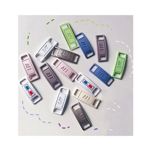 2pcs/pair Shoelace Buckle Metal Shoelaces AF1 Shoelaces Buckle Accessories Metal Lace Lock DIY Sneaker Kits Metal Lace Buckle