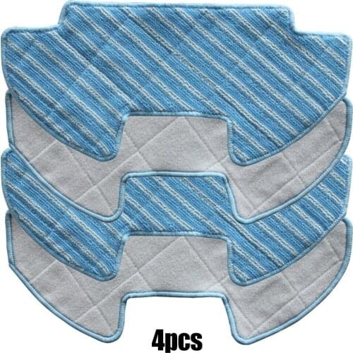 4x Pad Reusable & Washable Mopping Pad Mop Cloth Mopping Cloths For Samsung Powerbot-E VR05R5050WK Vacuum Cleaner Replacement
