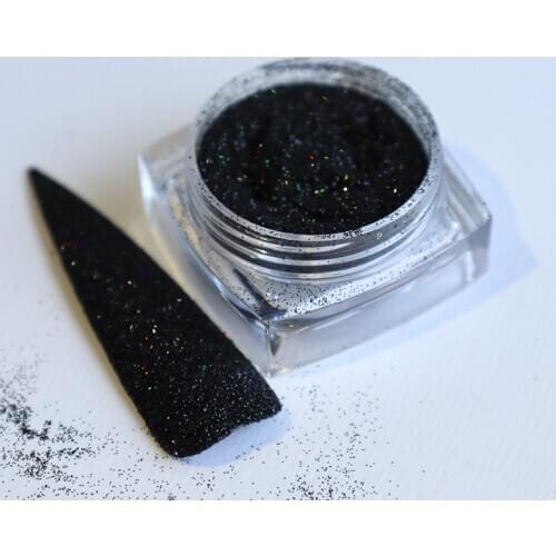 50g/bag Glitter Nail Powder 6Colors diamond Polyester Shimmer Nail Powder Black White Diamonds Mica Powder (Diamond Dust)fd71