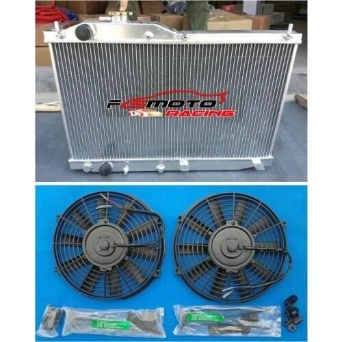Aluminum Radiator and two fans for Honda S2000 S 2000 00-09 00 01 02 03 04 05 2001 2002 2003 2004 2005 2006 2007 2008 2009