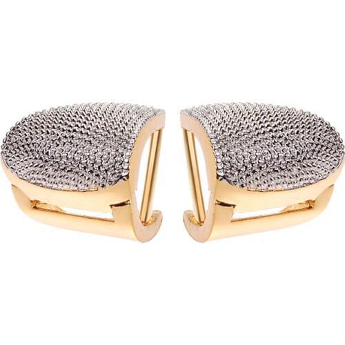 Bettyue Brand Fashion Charm Personality Earring Two Colors Gothic Metal Ear Buckle Jewelry Earrings For Women Wedding Party Gift