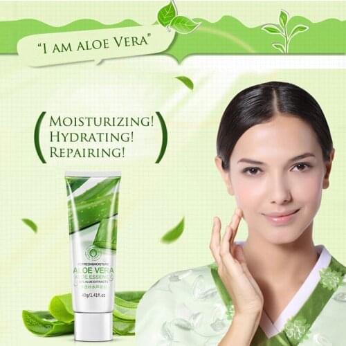 BIOAQUA Natural Aloe Vera Gel Face Moisturizer Whitening Anti Wrinkle Cream Acne Scar Skin Sunscreen Acne Treatment Skin Care
