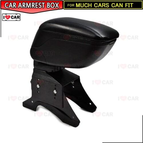 For Suzuki Alto Baleno SX4 car armrest storage box center console leather arm rest cup holder central car styling MA