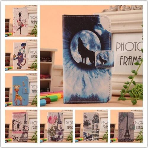 For effire A7 Phone case Top Selling Flip Painting PU Leather Wallet Style With Card Holder Protection Cover