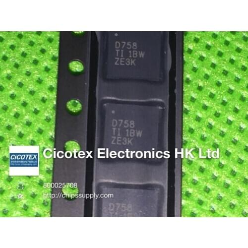 DAC7558IRHBT DAC7558IRHBR D758 IC DAC 12BIT OCTAL W/SPI 32-VQFN