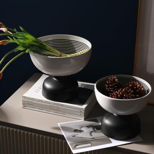 Denmark Original Ceramic Vase Fruit Plate Decoration Home Decoration Nordic Home Soft Decorations