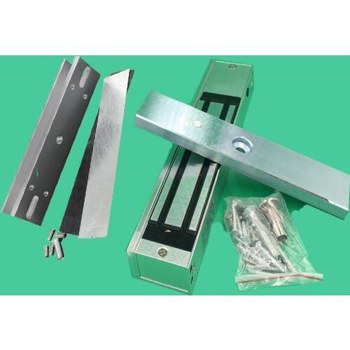 Glass Door Access Control Electric Magnetic Door Lock 180KG (350lbs) 12V Electric Lock Holding Force with U Bracket Power on